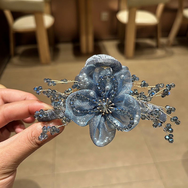 Elegant Korean Hair Accessorie - đánh giá và giá Crystal Mesh Fabric
