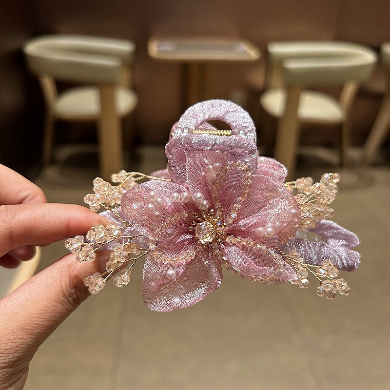 Elegant Korean Hair Accessorie - đánh giá và giá Crystal Mesh Fabric