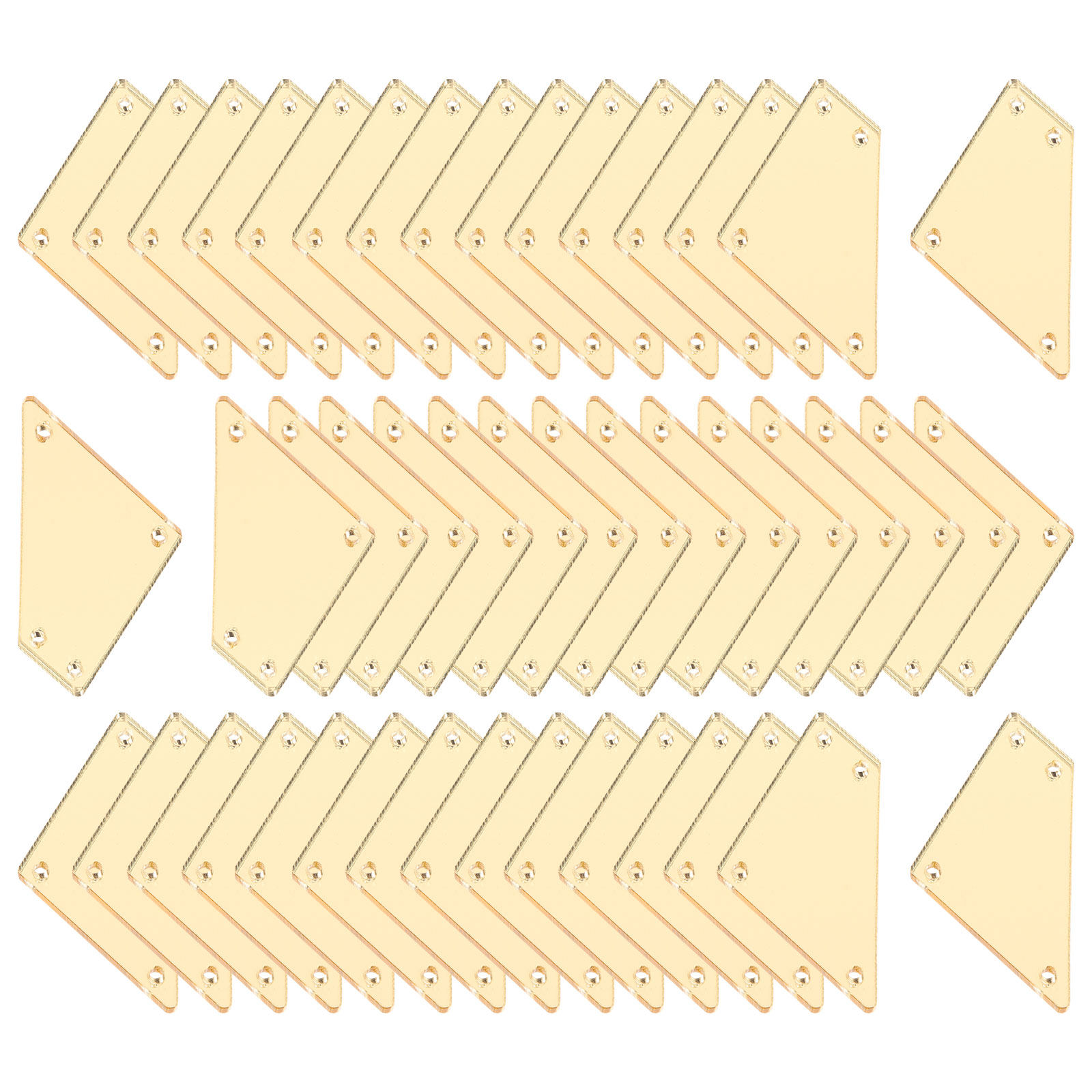 50Pcs Acrylic Mirror Rhineston - đánh giá và giá Sew On Rhinestone